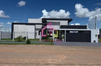 Casa à venda, parque das emas, lucas do rio verde, mt, 3/4 sendo 1 suíte, 4 vagas,  piscina aquecid