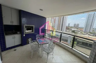 Apartamento à venda, jardim das américas, cuiabá, mt,  ed. solar d' ámerica, 152m2, mobiliado, 2 va
