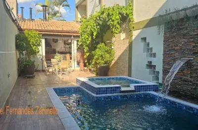 Casa assobrada com piscina 310m² 3 dorms - santa maria- santo andre
