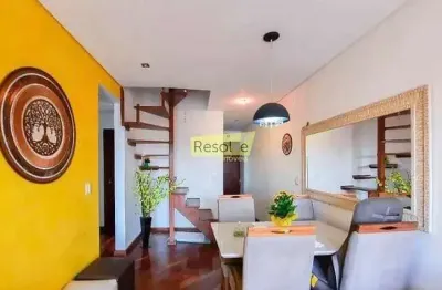 Cobertura com 3 dormitórios à venda, 147 m² por r$ 765.000,00 - assunção - são bernardo do campo/sp