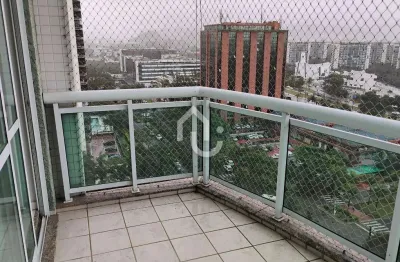 Apartamento com 2 quartos para alugar na praça antônio callado, barra da tijuca, rio de janeiro, 100 m2 por r$ 5.400