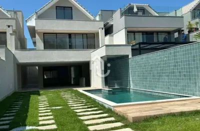 Casa em condomínio fechado com 4 quartos à venda na rua pio borges de castro, barra da tijuca, rio de janeiro, 448 m2 por r$ 3.900.000