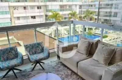Apartamento com 3 quartos à venda na rua escritor elie wiesel, recreio dos bandeirantes, rio de janeiro, 148 m2 por r$ 1.400.000
