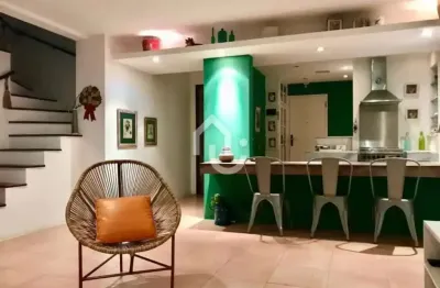 Cobertura com 2 quartos à venda na rua desembargador joão claudino de oliveira e cruz, barra da tijuca, rio de janeiro, 138 m2 por r$ 1.800.000