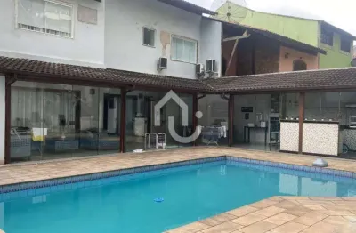 Casa em condomínio fechado com 6 quartos à venda na caminho cavaco, anil, rio de janeiro, 424 m2 por r$ 1.650.000