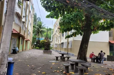 Apartamento com 2 quartos à venda na avenida geremário dantas, pechincha, rio de janeiro, 43 m2 por r$ 190.000