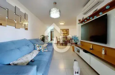 Apartamento com 4 quartos à venda na rua raul da cunha ribeiro, recreio dos bandeirantes, rio de janeiro, 130 m2 por r$ 850.000