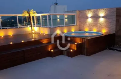 Cobertura com 3 quartos à venda na estrada benvindo de novaes, recreio dos bandeirantes, rio de janeiro, 163 m2 por r$ 1.145.000