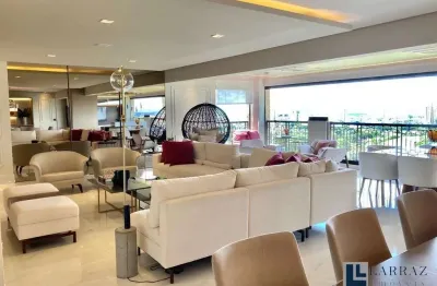 Luxuoso apartamento altíssimo padrão para venda no charmoso morro do ypê, ed. cidade de paris, completamente mobiliado, 507 m2 privativos