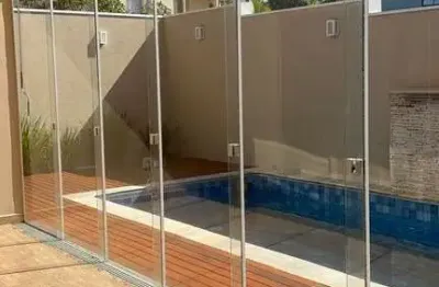Lindo sobrado alto padrão para venda na vila do golfe, cond. buona vita ribeirão, 3 suítes, varanda gourmet em 342m² total