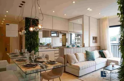 Lindo apartamento novo mobiliado para venda no jd botanico, cond varanda botanico, 2 dormitorios, varanda gourmet, 54 m2 de area útil. lazer completo