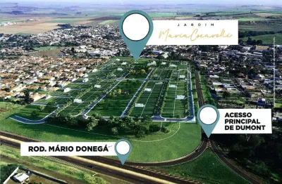 Lançamento loteamento em dumont-sp, jd. maria cocarelli, lotes mistos com 160 m2, excelente localização, lazer no bairro, pagamento facilitado, muita