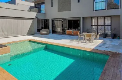 Lindo sobrado para venda no condominio nova aliança sul, ilha sicilia, 3 suites mais escritorio, gourmet, piscina em 516 m2 de área construída