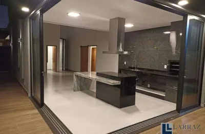 Linda casa nova alto padrão para venda no portal da mata, 3 suites com 1 master, gourmet e piscina em 300 m2 de area total, lazer no condomínio, porta
