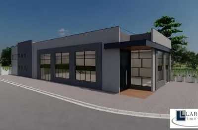 Excelente salão comercial em construção para venda no jardim firenze em santa barbara doeste-sp, área construída 1.572 m2, terreno de esquina com 799
