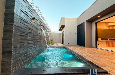 Linda casa nova para venda em bonfim paulista no san marco, ilha genova, 3 suites mais escritório, gourmet e piscina em 311 m2 total, portaria 24h