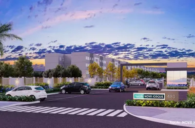 Lançamento apartamentos no parque dos lagos, na av. henri nestle, cond. nova iorque, 2 dormitorios, térreo com quintal, 50 m2, lazer completo