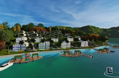 Lançamento condomínio de casas alto padrão no lago de furnas, são jose da barra-mg, cond. nau loft refugio, 248 m2 construidos em um terreno de 362 m2
