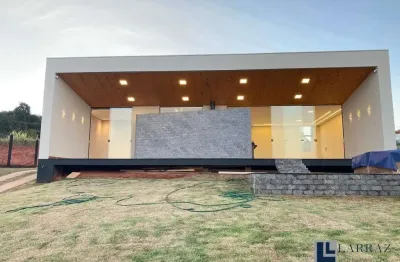 Linda casa rancho nova contemporânea para venda em alpinopolis-mg no condominio vale do rio grande, 2 dormitorios com 1 suite em 1.000 m2 de área tota