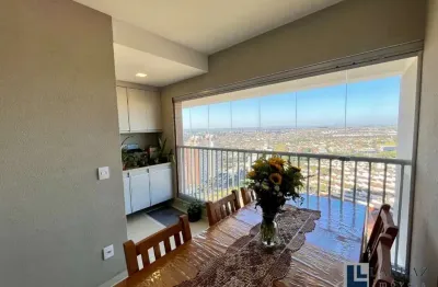 Maravilhoso apartamento para venda no jardim botanico, linda vista, ed. ciprestes, andar alto, 2 dormitórios 1 suite, varanda gourmet, 62 m², lazer co