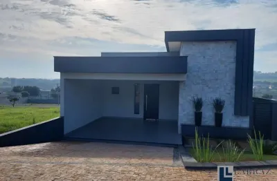 Casa nova alto padrão para venda no charmoso terras de santa martha, cond. ilha das acacias, 3 suites, varanda gourmet em 251 m2 total