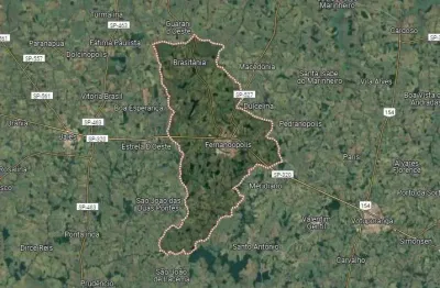 Sitio para venda na região de fernandopolis-sp com 17 alqueires sendo 15 alqueires em cana arrendada, terra de excelente qualidade
