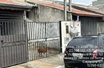 Oportunidade. casa para venda em caçapava no res aldeias da serra, 2 dormitorios, 1 vaga de garagem, 58m2 construidos em um terreno de 89m2