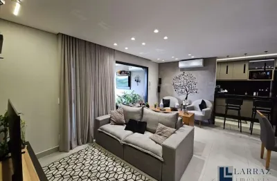 Maravilhoso apartamento alto padrão para venda no jd. olhos dágua, cond. liniee, 2 suites com 1 master, varanda gourmet, 2 vagas, 97 m2 e lazer comple