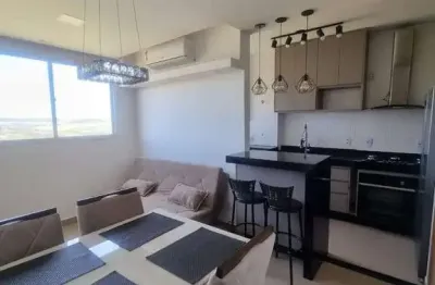 Ótimo apartamento mobiliado para venda no charmoso quinta da primavera, cond. belveder towers, 2 dormitorios, varanda gourmet em 44 m², lazer completo