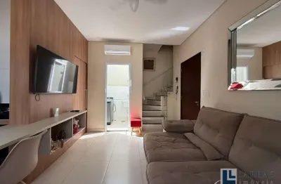 Sobrado para venda em condomínio fechado no monte alegre / vila maria luiza, cond. villa de favero, 2 dormitórios, gourmet em 83 m2 construídos