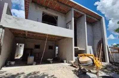 Oportunidade. sobrado em construção para venda na zona sul, cond vivendas da mata, ilha paineiras, 3 suites, gourmet e piscina em 250 m2 construidos,