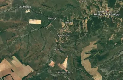 Fazenda em mata nativa mais pastagem para venda em formosa do rio preto-ba com 1.000 hectares, 33 km da cidade e do aeroporto, corrego na divisa