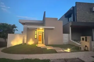 Maravilhosa casa nova para venda na vila do golfe, cond. quinta dos ventos, 3 suites mais escritório, gourmet e piscina em 174	 m2 construidos, lazer