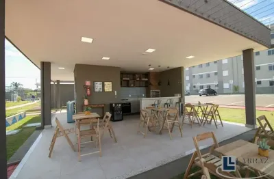Apartamento no terreo, novo para venda na via norte, cond. parque dos manacás, 2 dormitórios, 43 m2, reformado, completo armarios e porcelanato, lazer