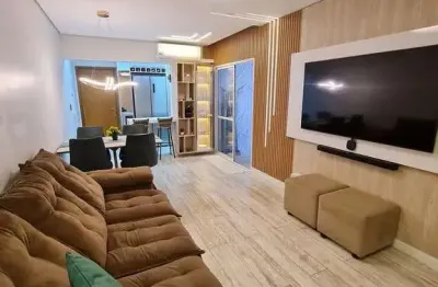 Maravilhoso apartamento mobiliado para venda no jd são jose, cond bosque das caviunas, 3 dormitorios com suíte, terreo com quintal privativo gourmet e