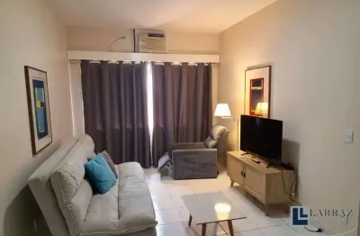 Apartamento / flat mobiliado para venda ou locação no centro, ótima localização, 1 dormitorio, 45 m2, portaria 24h e lazer no condomínio