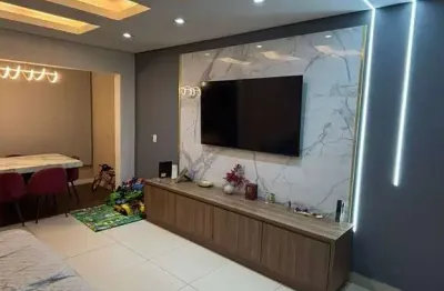 Lindo apartamento inteiro reformado e mobiliado para venda no jd paulista, ed. villa de salamanca, 2 dormitorios 1 suite com closet e 2 vagas em 88 m2