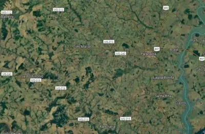 Fazenda dupla aptidão para venda na região de paranaiba-ms com 132 alqueires na pecuária, beira da rodovia, boa de benfeitorias e córrego na proprieda