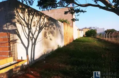 Terreno com construção em andamento para venda na entrada do ribeirao verde, bairro reserva do bosque, lote com 160 m2 em 111 m2 construidos