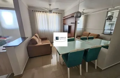 Apartamento mobiliado para locação na city ribeirão cond. rebouças, 2 dormitorios 1 suite, 54 m2, portaria 24h e lazer completo