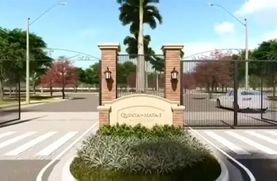 Ótimo lote alto padrão para venda no charmoso Condominio Quinta da Mata II, proximo ao Novo Shopping, area do lote 250 m2 lote de ilha