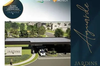 Terreno alto padrão para venda em condominio fechado na zona sul, complexo jardins, condominio jardins do bosque, lote de ilha com 260 m2 , lazer no c