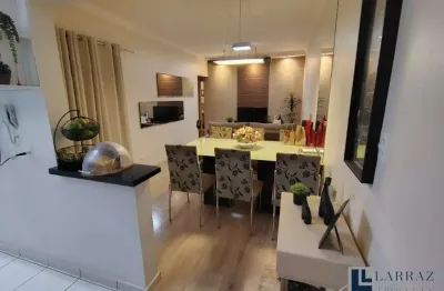 Lindo apartamento para venda no jd são jose no bosque das caviunas, 3 dormitorios 1 suite, varanda gourmet em 75 m2 com lazer completo
