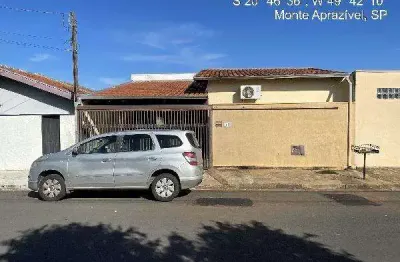 Casa para venda em monte aprazivel-sp no conj hab. nosso teto, 3 dormitorios, 2wc, area construida 50 m2 em um terreno de 200 m2(*somente a vista*)