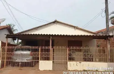 Oportunidade. casa para venda em pereira barreto-sp no jardim ipe, 2 dormitorios, 63 m2 construidos em um terreno de 182m2(*somente a vista*) .