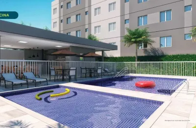 Lançamento apartamento térreo com quintal na zona leste, ribeirão verde, cond. san francisco, 2 dormitorios, 45 m2, lazer completo. casa verde e amare