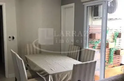 Apartamento para venda na vila tiberio, 2 dormitorios lavabo, sacada, garagem, em 62 m2 de area util