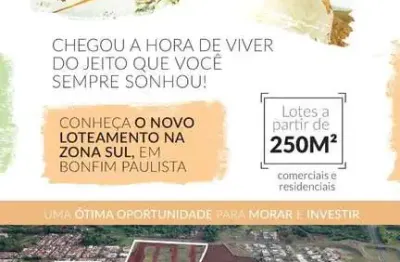 Lotes em bonfim paulista, em ótima localização, residencial belvedere. lotes a partir de 250 m2, pagamento facilitado