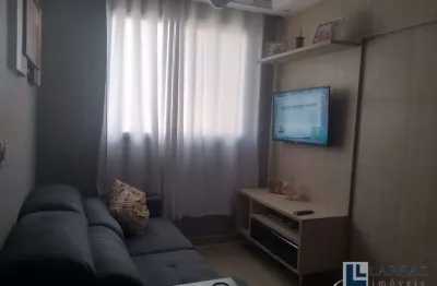 Excelente apartamento para venda no parque sao sebastiao, condominio royal garden, ótimo acabamento, armarios, 2 dormitorios, 47 m2, portaria 24h e la