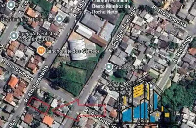 Terreno à venda na Rua Rio Paranaíba, 233, Roça Grande, Colombo